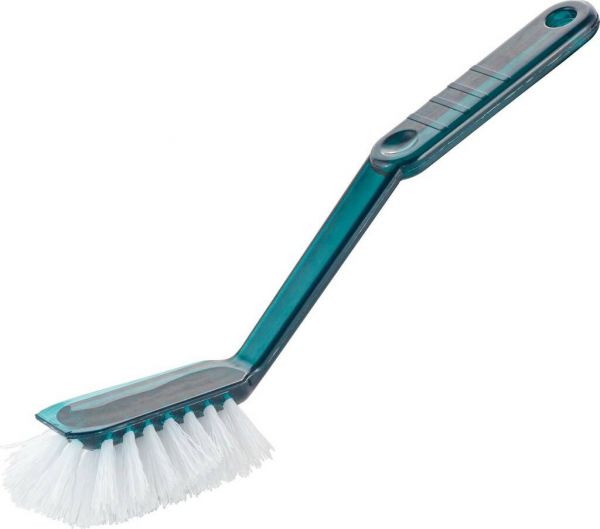 Vogue dish brush with scraper, emerald green SC630310100 Vogue dish brush with scraper, emerald green SC630310100